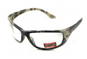 Защитные очки Global Vision Hercules-6 Digital Camo Clear прозрачные в камуфлированной оправе (1ГЕР6-К10)
