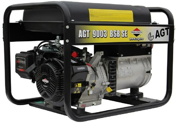 Бензиновий генератор AGT 9003 BSB SE 220/380В