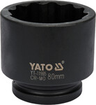 Головка торцева ударная Yato 80 мм (YT-11995)