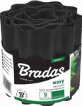 Бордюр газонный BRADAS волнистый 15 см х 9 м (черный) (OBFBK 0915)