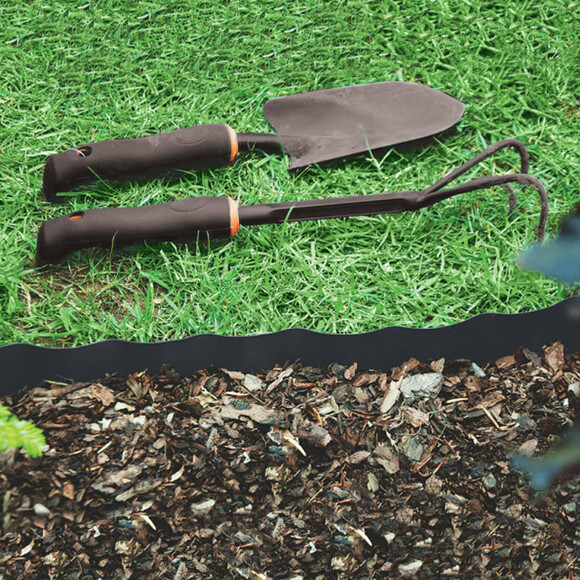 Бордюр газонный BRADAS волнистый 15 см х 9 м (черный) (OBFBK 0915) изображение 2