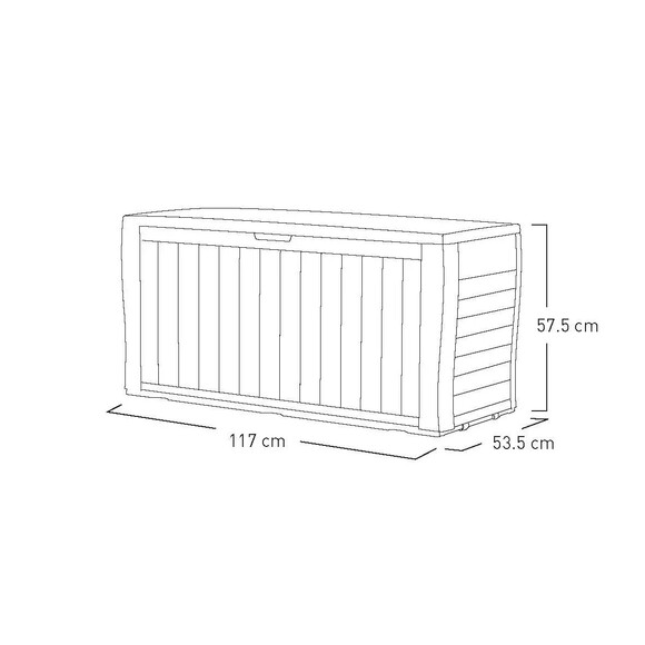 Ящик для хранения Keter Comfy 270 л, коричневый (230407) изображение 3