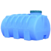 Пластикова ємність Пласт Бак 750 л горизонтальна, блакитна (00-00012466)