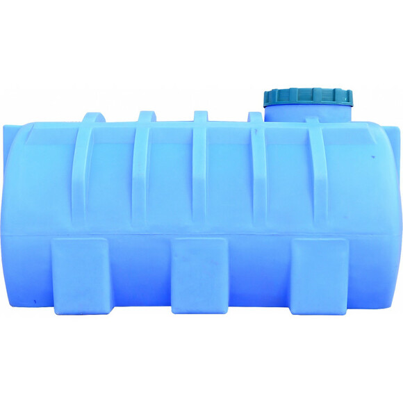Пластиковая емкость Пласт Бак 750 л горизонтальная, голубая (00-00012466) изображение 2