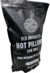 Древесно-угольный экобрикет GRILLI Hot Pillows, 3 кг (777777)