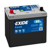Акумулятор EXIDE EB605 Excell, 60Ah/480A