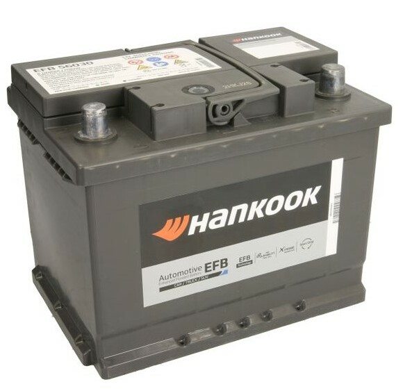 Автомобільний акумулятор Hankook EFB56030 фото 2