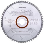 Пильный диск Metabo Laminate cut HW/CT 254х2.6/2x30, Z66 FZ/TZ 0 град. (628446000)