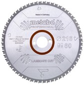 Пильный диск Metabo Laminate cut HW/CT 254х2.6/2x30, Z66 FZ/TZ 0 град. (628446000)