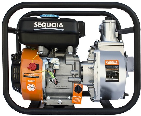 Мотопомпа бензинова SEQUOIA для чистої води SPP600 фото 3