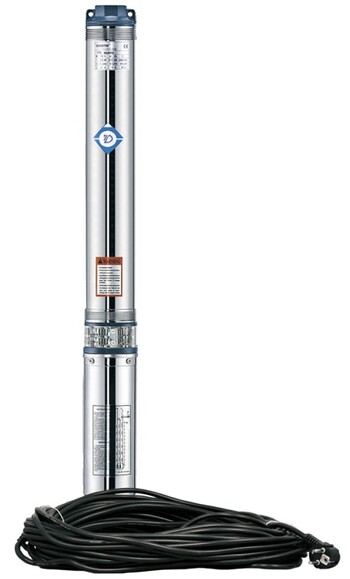 Насос центробежный Aquatica mid 1.1 кВт H 127 (98) м Q 55 (35) л/мин" 102 мм, 60 м кабеля (778445)