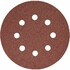 Набор шлифовальных кругов S&R D125 P240 8 отверстий, 5 шт. (225240005)