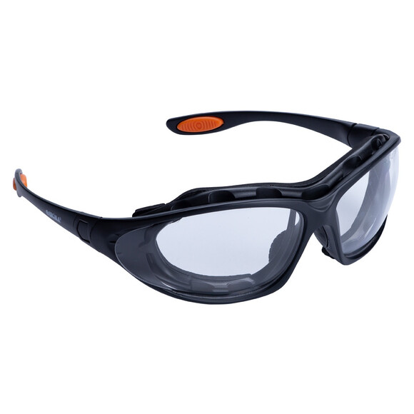 Очки защитные Sigma с обтюратором и сменными дужками Super Zoom anti-scratch/anti-fog прозрачные (9410911) изображение 2