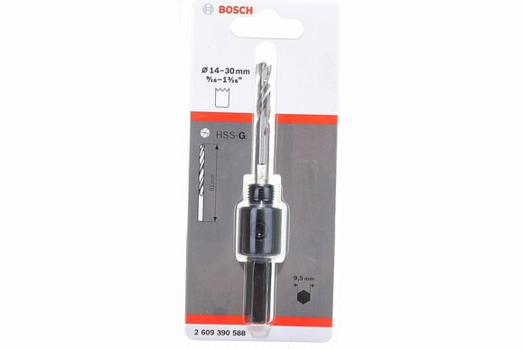 Адаптер для коронок Bosch 14-30 мм, 3/8" (2609390588) фото 4