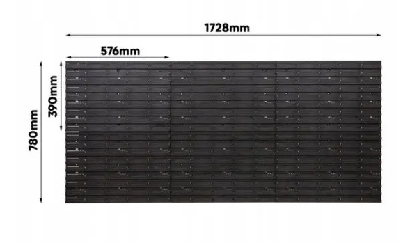 Панель інструментів Kistenberg 174х78 см + 50 контейнерів (Варіант 15) фото 4