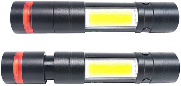 Ліхтар Quantum ручний  Assistant 3W LED+COB з USB з функцією Power Bank (QM-FL1030) фото 2