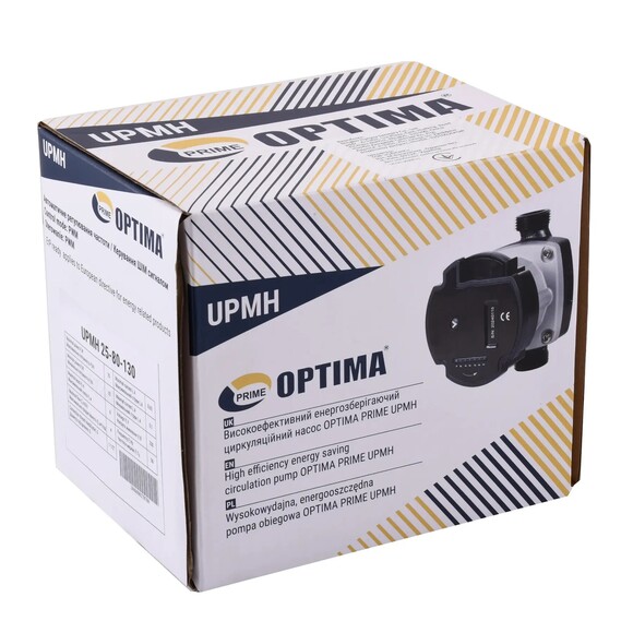 Циркуляционный насос Optima PRIME UPMH 25-80AUTO (27878) изображение 5