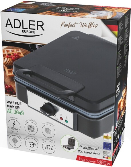 Вафельница Adler AD 3049 XL изображение 8