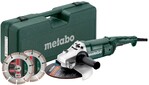 Кутова шліфувальна машина Metabo WE 2200-230 (кейс + диски) (691081000)