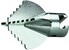 Крестообразный зубчатый бурав Rothenberger 32 мм, D гол.=65 мм (7_2375)