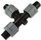 Тройник для труб BRADAS для капельной ленты (DSTA06-00L)