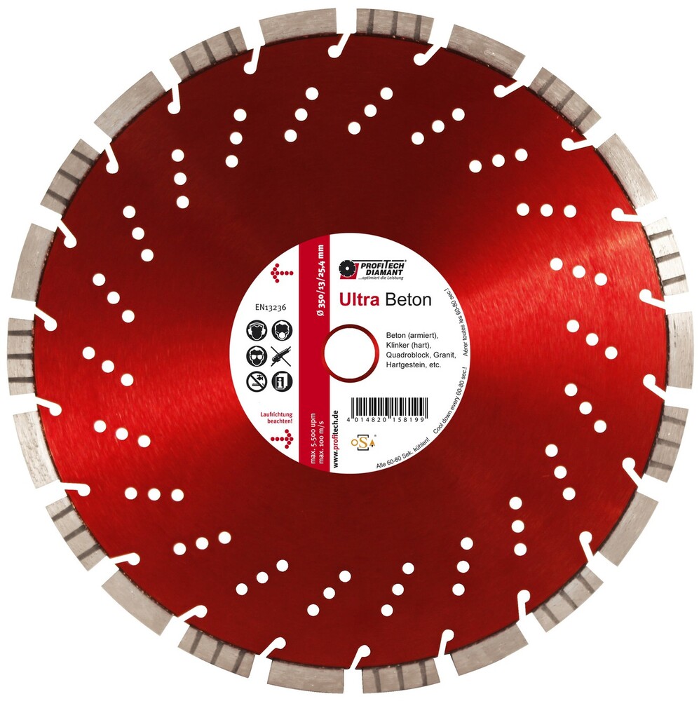 

Відрізний диск ProfiTech Diamant Ultra Beton 350х13х25,4 мм (158199)