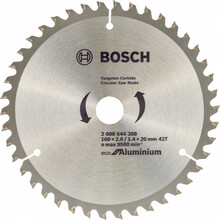 Пильний диск Bosch ECO ALU / Multi 160x20 / 16 42 зуб. (2608644388)