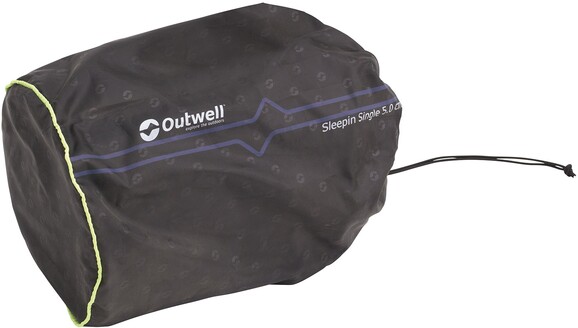 Коврик самонадувающийся Outwell Self-inflating Mat Sleepin Single 5 см Black (400016) (928856) изображение 7