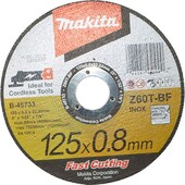 Тонкий відрізний диск Makita по нержавіючій сталі 125х0.8 Z60Т-BF (B-45733-12) 12 шт