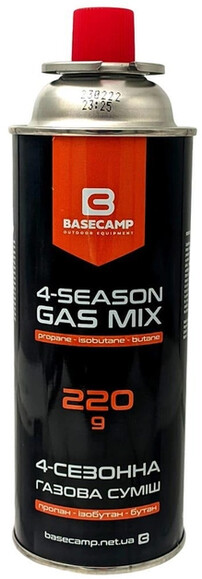 Газовий балон Base Camp 4 Season Gas 220 г (BCP 70200)
