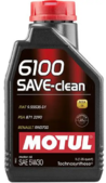 Моторное масло Motul 6100 Save-clean, 5W30 1 л (107960)