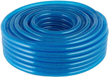 Шланг для воды армированный INTERTOOL, трехслойный, синий, 3/4, 50 м, PVC (GE-4076)