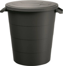 Бак для мусора Prosperplast Smooth 120 л, черный (5905197463322)