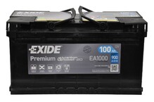 Аккумулятор EXIDE EA1000 Premium, 100Ah/900A