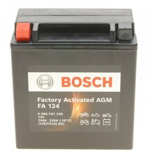Мото аккумулятор Bosch 6СТ-12 Аз (0 986 FA1 150)