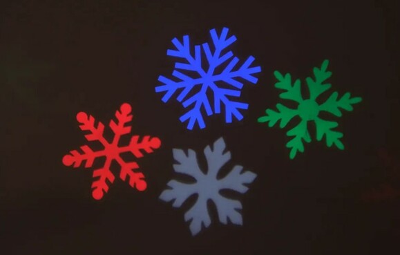 LED проектор Jumi Новогодние декорации, 4 декорации, разноцветные (5900410348110_2) изображение 4