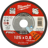 Диск отрезной Milwaukee Pro+ SCS 42, 125x0.8 мм (4932498201)