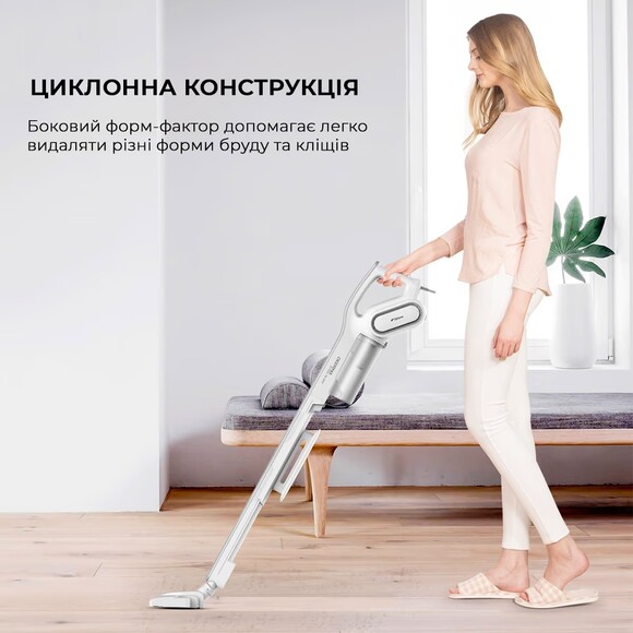 Пылесос Deerma Stick Vacuum Cleaner Cord White (DX700) изображение 7