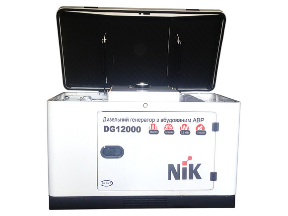 Дизельний генератор NIK DG12000 фото 2