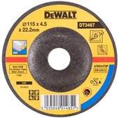 Диск шліфувальний DeWALT INOX 115х4х22.23 мм. по металу (DT3467-QZ)