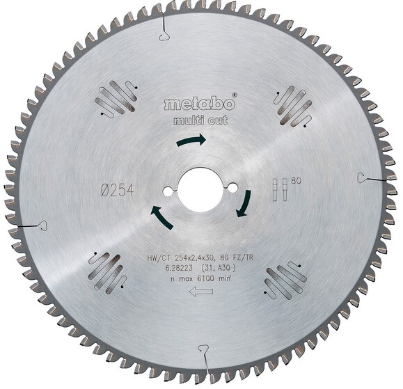 Пильний диск Metabo 152х20 мм, 54 зуб. (628070000)