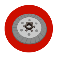 Особенности Forte 1050S красный, колеса 8", 5,0 лс (82143) 6