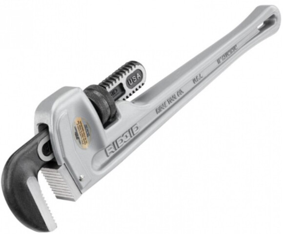Алюминиевый прямой трубный ключ RIDGID ном. 818 (31100) изображение 2