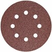Набор шлифовальных кругов S&R D125 P80 8 отверстий, 5 шт. (234125805)