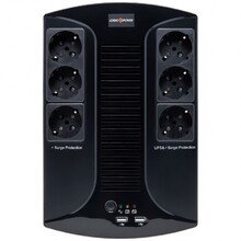 Лінійно-інтерактивне ДБЖ LogicPower LP 850VA-6PS (595Вт)