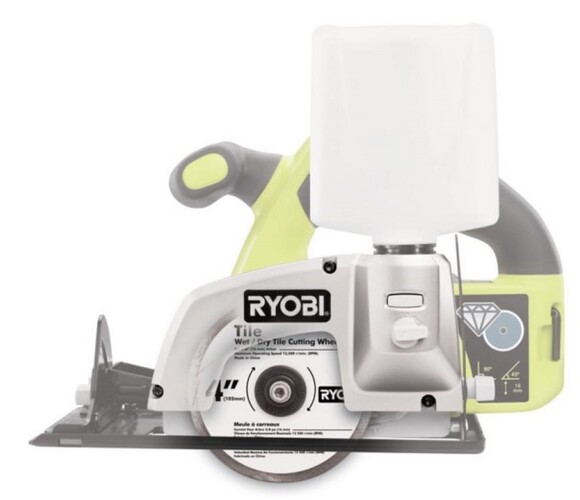 Плиткоріз акумуляторний Ryobi One+ LTS180M 18 В 102 мм (5133000154) фото 3