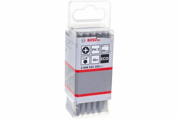 Биты Bosch ECO PH2 89 мм, 30 шт. (2608521252) изображение 2