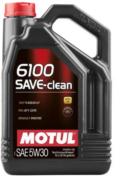 Моторное масло Motul 6100 Save-clean, 5W30 5 л (107968)