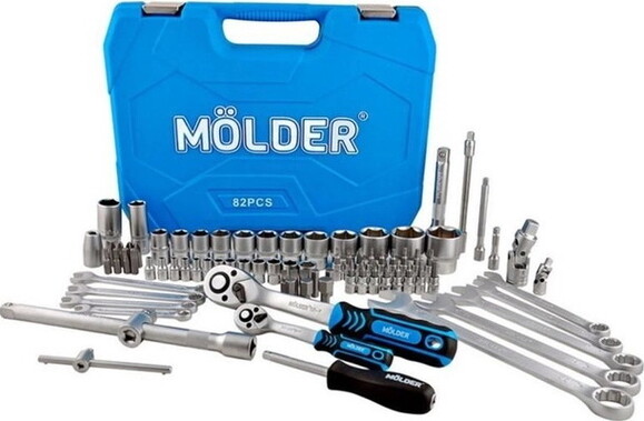 Профессиональный набор инструментов MOLDER MT60082, 82 ед. изображение 2