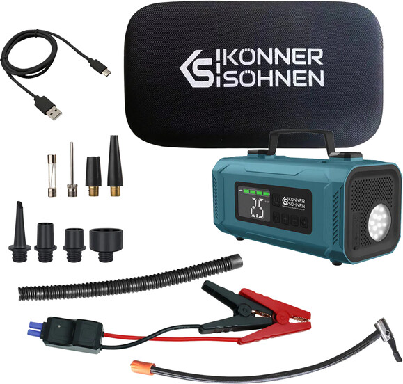 Пусковий пристрій Konner&Sohnen KS JSP-2000 для авто з компресором фото 3